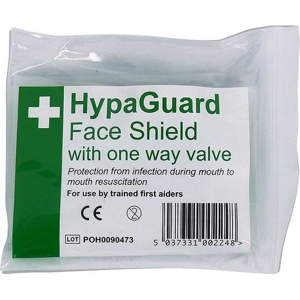 HypaGuard Face Shield Single Use - Single Pack