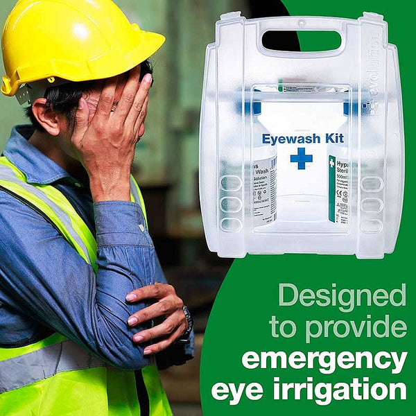 Eyewash Kit With 2 x 500ml HypaClens Eyewash Bottles